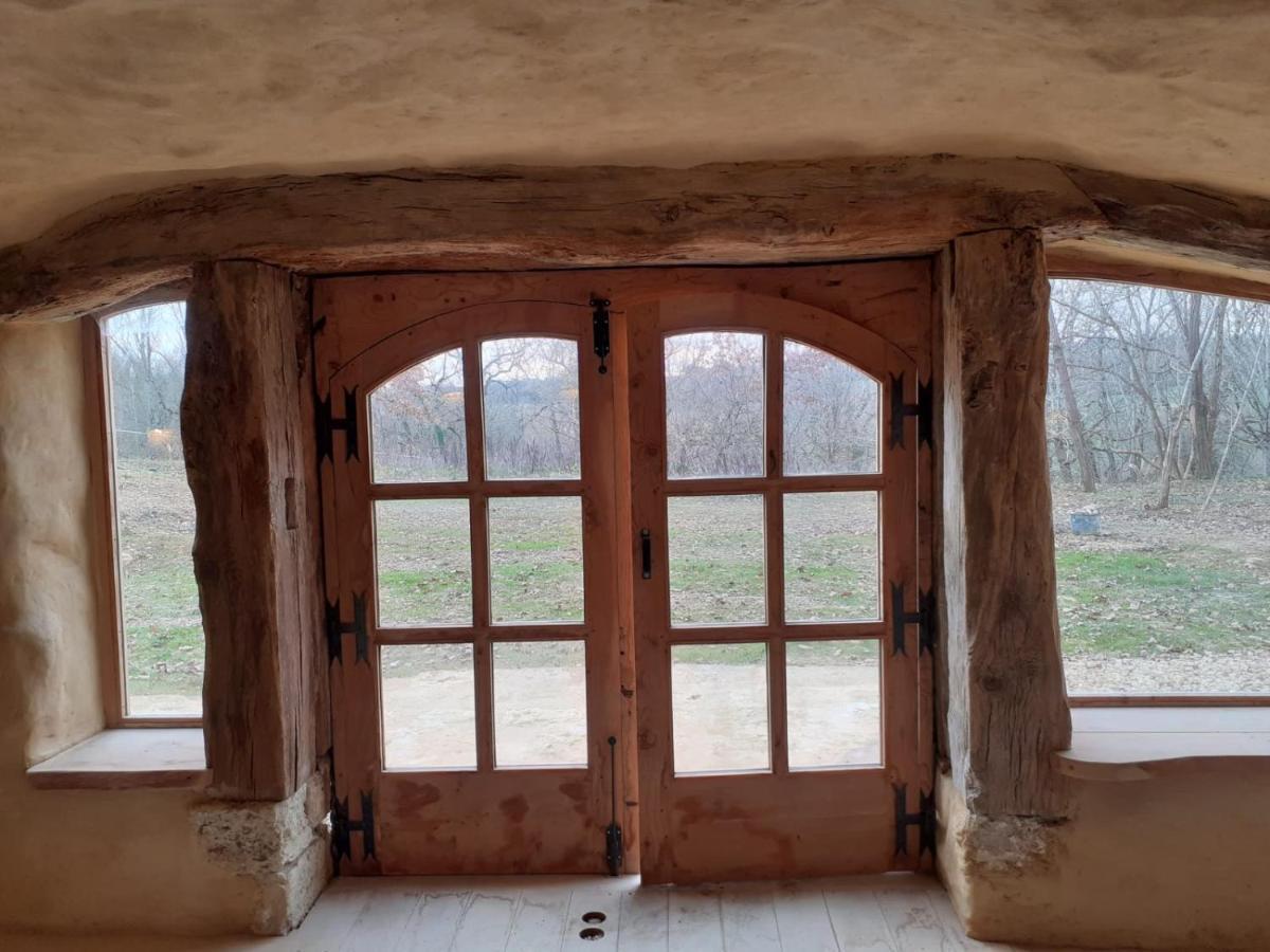 Maison Terre Les Cabanes De Fallot - Sauna Bain-Froid Piscine Naturelle L'isle-Bouzon Exteriör bild