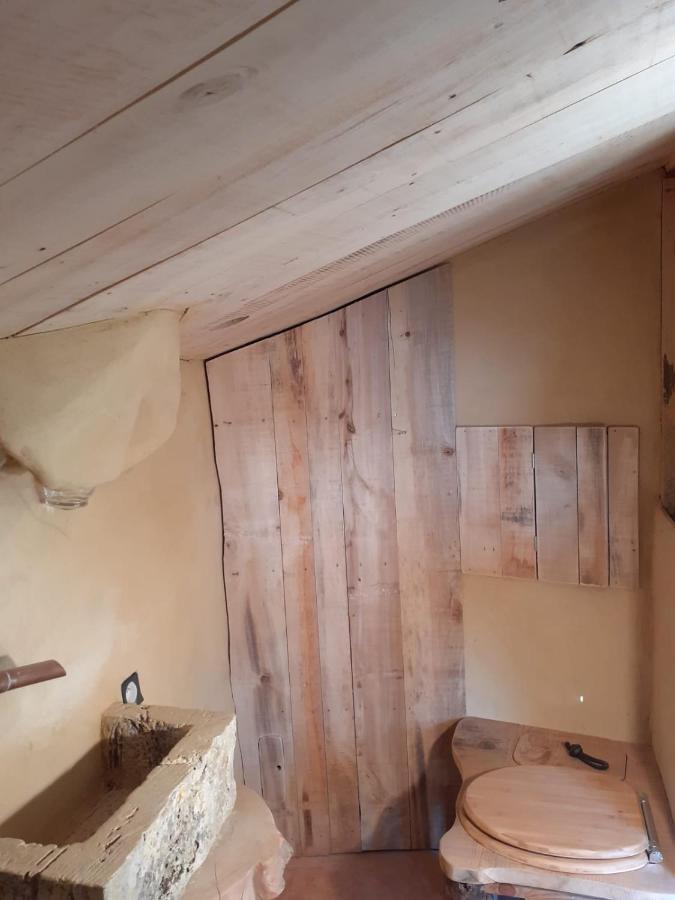 Maison Terre Les Cabanes De Fallot - Sauna Bain-Froid Piscine Naturelle L'isle-Bouzon Exteriör bild